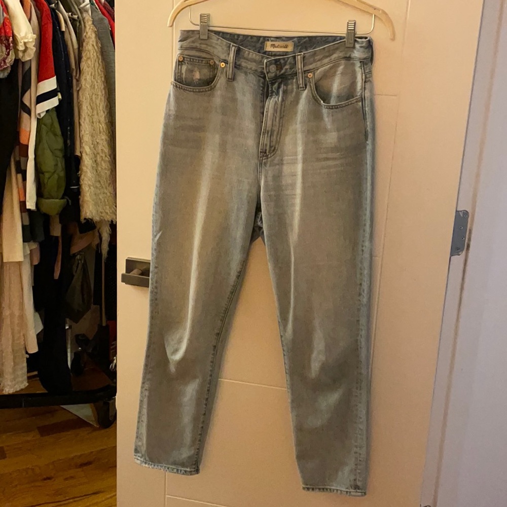 Madewell light wash curvy perfect jeans sz 28